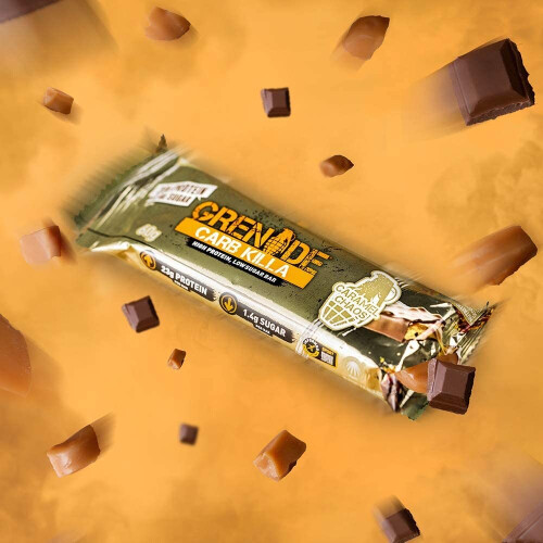 Grenade Grenade Low Carb Hyperprotein Bar - Chaos Caramel, 12 x 60g 2