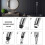 7 Mode Universal Turbo Pressure Chrome Shower Head and Hose Saving 50% 8