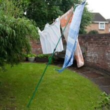 Abaseen Telescopic Clothes-Line Prop Extends from 140.5cm to 250cm