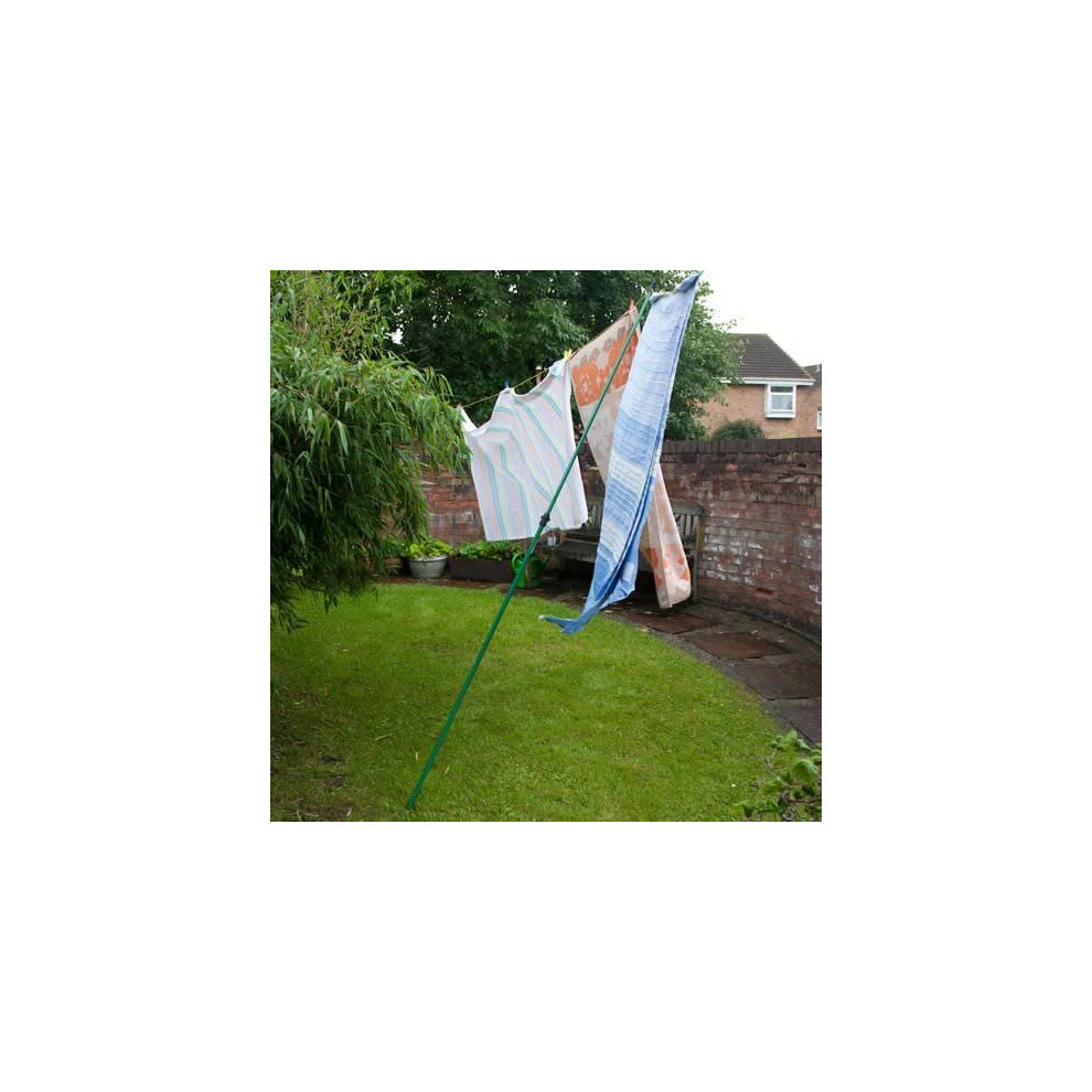 Abaseen Telescopic Clothes-Line Prop Extends From 140.5Cm To 250Cm