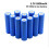 2XOplaadbare lithiumbatterijen 3000mAh LANGE LEVENSDUUR HOGE AFVOERCAPACITEIT 6