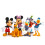 6pcs Disney Mickey Mouse Σχήμα κέικ Topper παιχνίδι δώρο 5
