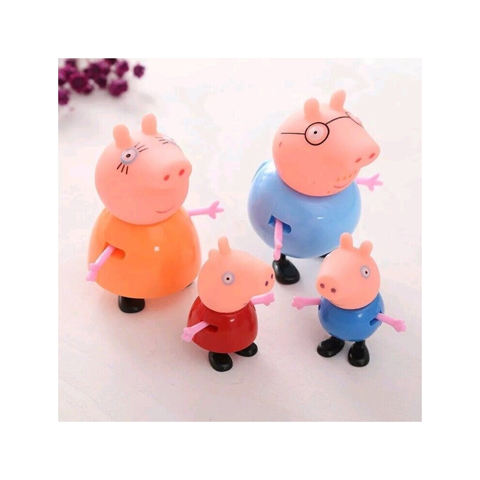 4pcs Peppa Pig Family Action Figure Toys George