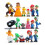Super Mario Bros 18pcs Action Figure Doll Playset 6