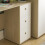 (White & Oak) Neptune Oak Junior Desk - 3 Drawer Study Table 4