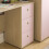 (Pink & Oak) Neptune Oak Junior Desk - 3 Drawer Study Table 4