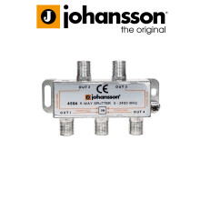 Johansson 4504 Wideband Indoors 4 Way Splitter 5-2300 MHz