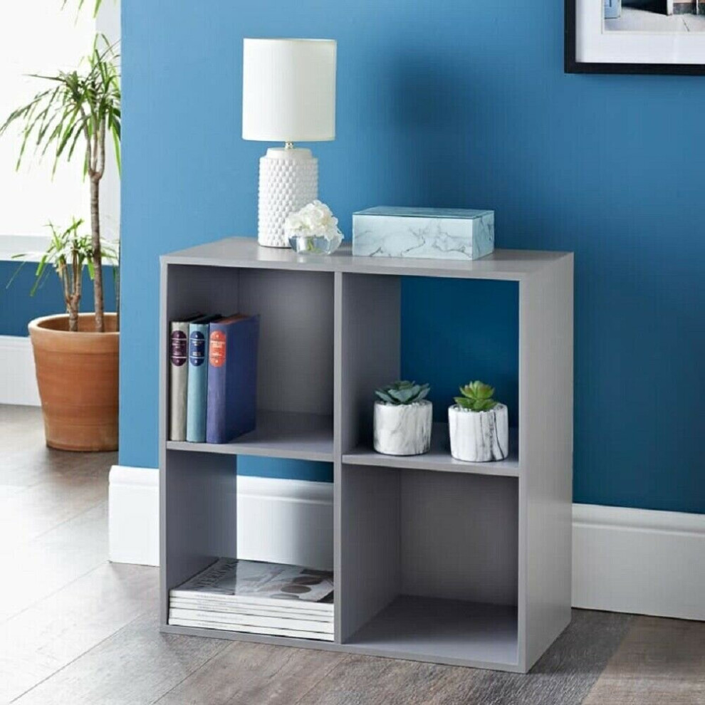 Spot On Dealz Grey Cubes Shelving Storage Unit Bookcase G-0331 Size 4