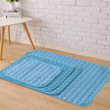 (Blue, L(70*55cm)) Cooling Pet Mat