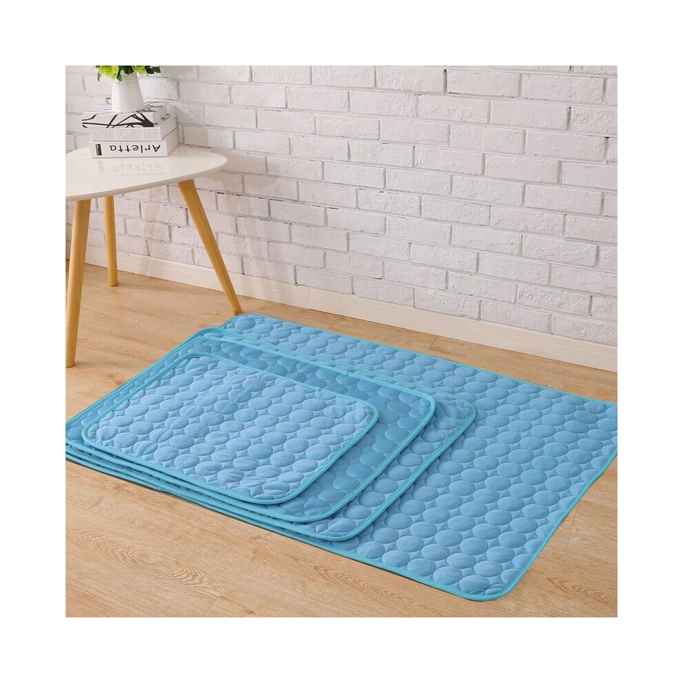 (, L(70*55Cm)) Cooling Pet Mat Blue