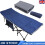 Camping Bed Inc Soft Comfortable Mattress, Pillow, Extra Wide Folding 2