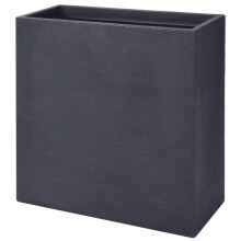 (Dark Grey) Large Rectangle Plant Pot Floor Standing Indoor Outdoor Patio