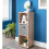 Spot On Dealz Oak 3-Cube 1-Basket Shelving Unit (G-0336) - Freestanding Bookcase, Flat-Pack MDF Storage 1