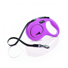 Flexi New Classic Retractable Lead, Medium, 5 M, Pink - Lead Tape Dog Medium 5m -  lead flexi tape retractable dog classic medium 5m pink black red
