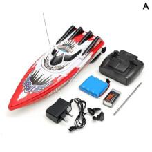 Boat 30km/h High Speed Racing Rechargeable Batteries Remote Control Boat(Red)