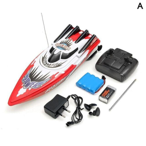 Boat 30km/h High Speed Racing Rechargeable Batteries Remote Control Boat(Red)