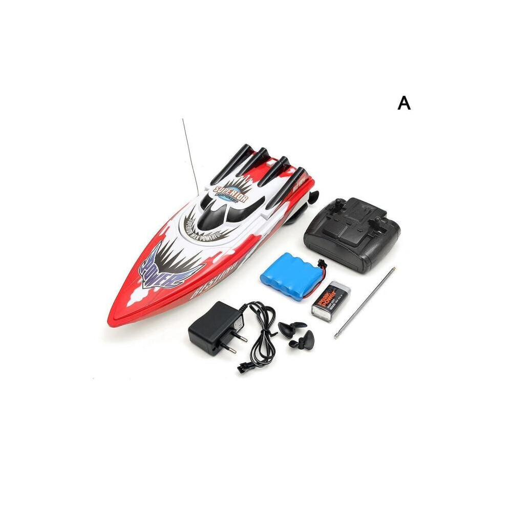 Boat 30km/h High Speed Racing Rechargeable Batteries Remote Control Boat(Red)