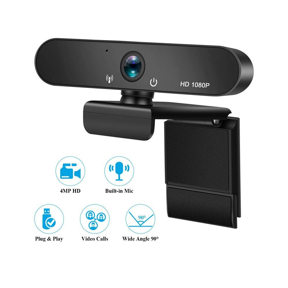 Hd 1080P Webcam With Microphone Usb Camera Built In Omnidirectional Pickup 16Bit Usb Video Webcams 8374988715037