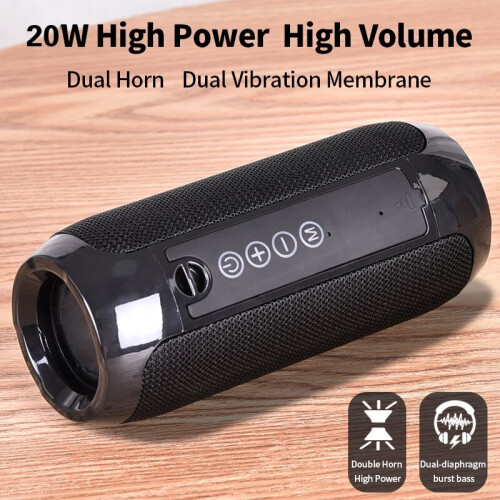 20w Portable Bluetooth Speaker Wireless Bass Column 1