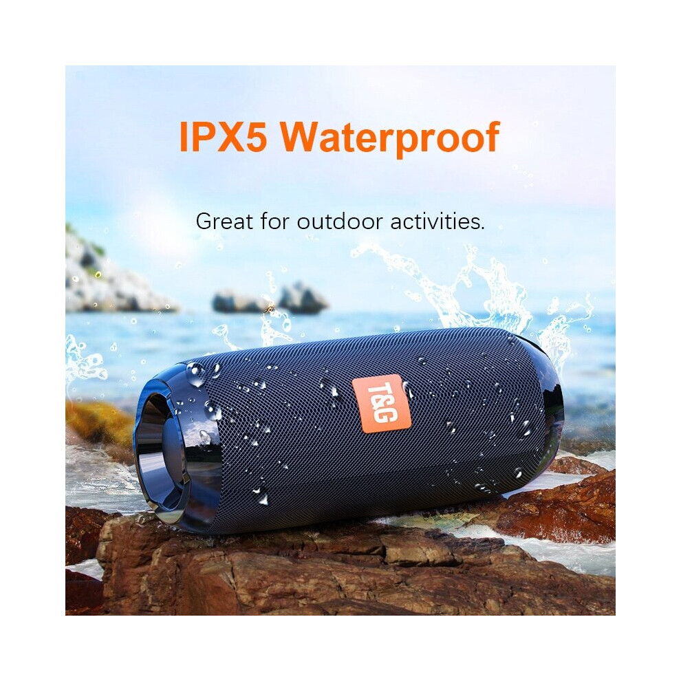 20W Portable Bluetooth Speaker Wireless Bass Column 8169256474934