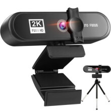 2K HD Webcam USB 3.0 Camera Built in Microphone For PC Computer Laptop Video Webcam Web Camera With Tripod Privacy Cover|Webcams