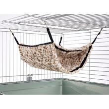 Giant Double Bunkbed Hammock for Ferret Chinchilla Bed Toy House Cheetah Print