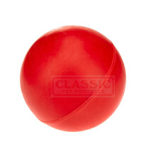Red Large Solid Strong Tough Hard Rubber Dog Treat Ball Fetch Toys