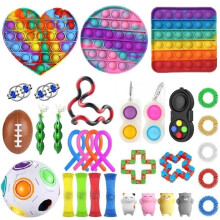 32pcs Pack Fidget Toys Sensory Toy Set Antistress Relief Fidget Toys