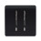 Trendi Switch Trendi 2 Gang 3 Way Intermediate 10 Amp Rocker Light Switch Matt Black 1