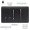 Trendi Switch Trendi 45 A Cooker Switch & Plug Socket Inc Neon Insert Matt Black 3