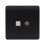 Trendi Switch Trendi Telephone Socket + Cat 5e&Cat 6 RJ45 PC Socket Matt Black 1