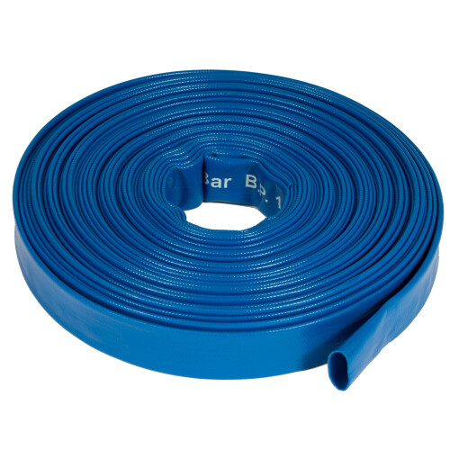 Pro-Kleen (25M) Layflat Blue Hose Pipe PVC Flood Drainage 1