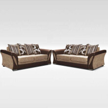 (3+2 Seater, Brown & Beige) Farrow Corner (2C2) and 3+2 Seater Sofa