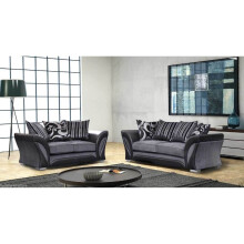 (3+2 Seater, Black & Grey) Farrow Corner (2C2) and 3+2 Seater Sofa