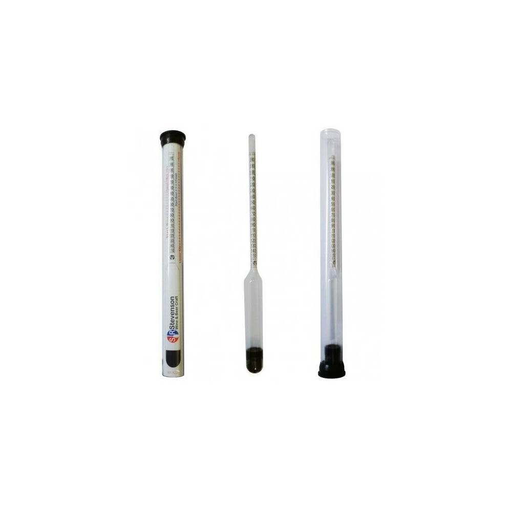 Stevenson-Reeves Easy Read Single Scale Hydrometer - For Wine, Beer & Cider Making - Homebrew