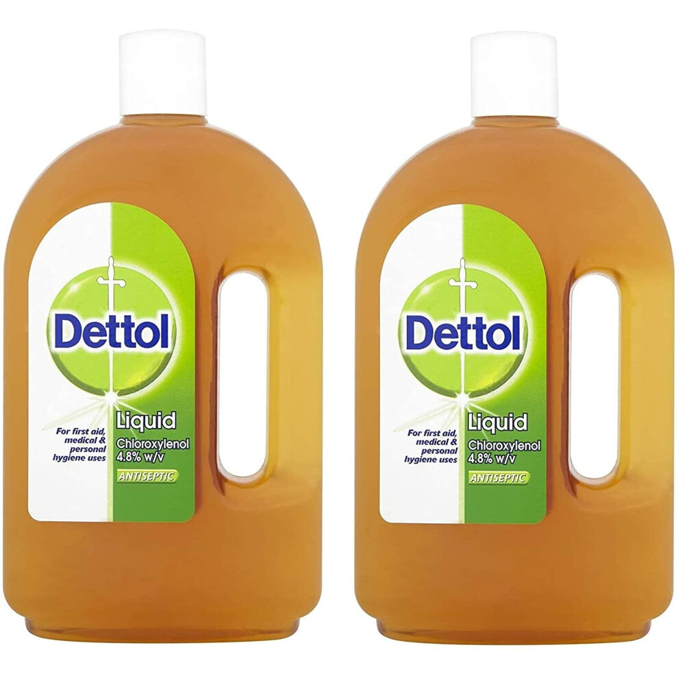 Dettol Antiseptic Disinfectant Liquid (2x750ml)