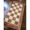 Chess game / backgammon lacquered wood boards 49 x 49 cm 2