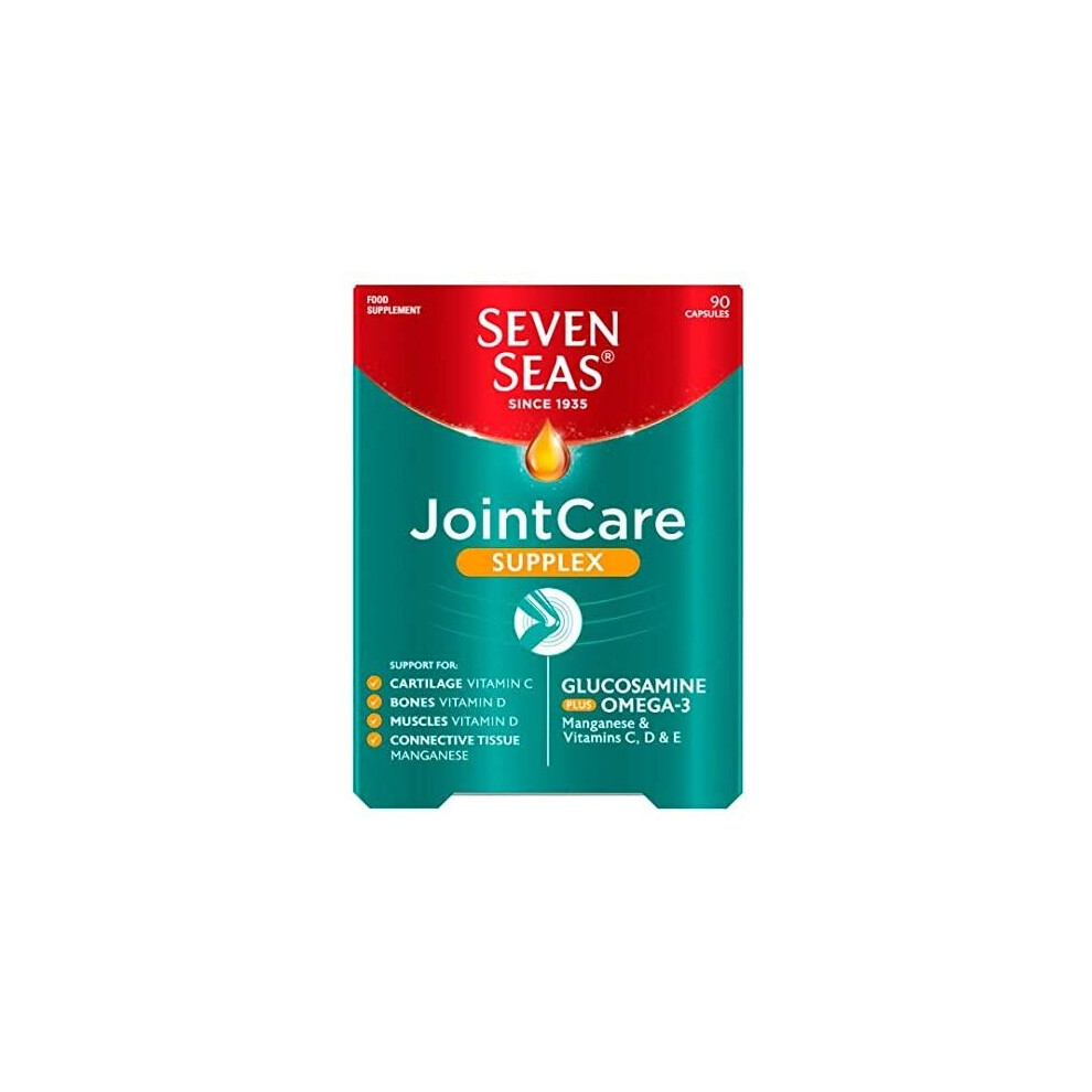 Seven Seas JointCare Supplex with Glucosamine plus Omega-3, 90 Capsules