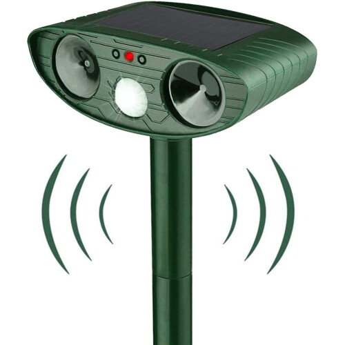 Cat Repellent, Ultrasonic Animal Repellents, Solar Powered Waterproof