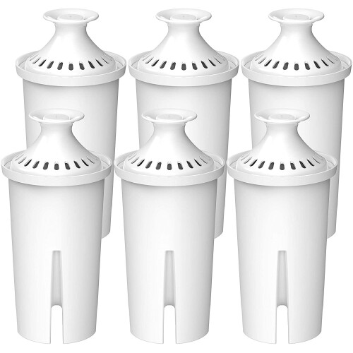 Waterdrop TÜV SÜD, NSF Certified Filter Cartridge, Compatible with Brita Classic, PearlCo, Mavea 107007, AquaOptima RUF916 Water Jug (6)