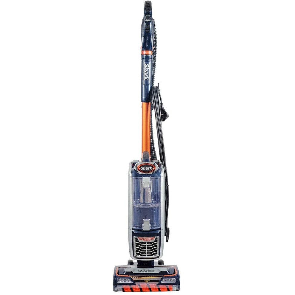 Shark Upright Vacuum Cleaner [NZ801UKT] Powered Lift-Away with Anti Hair Wrap Technology, Pet Hair, Navy & Orange