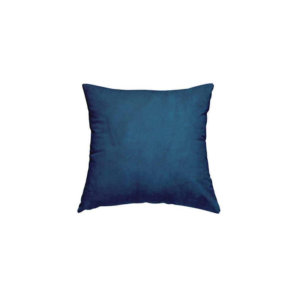 (Rectangle) Velvet Fabric Matt Azure Blue Plain Cushions Piped Finish Handmade To Order-image-OPC-P7FB5PJ-NEW