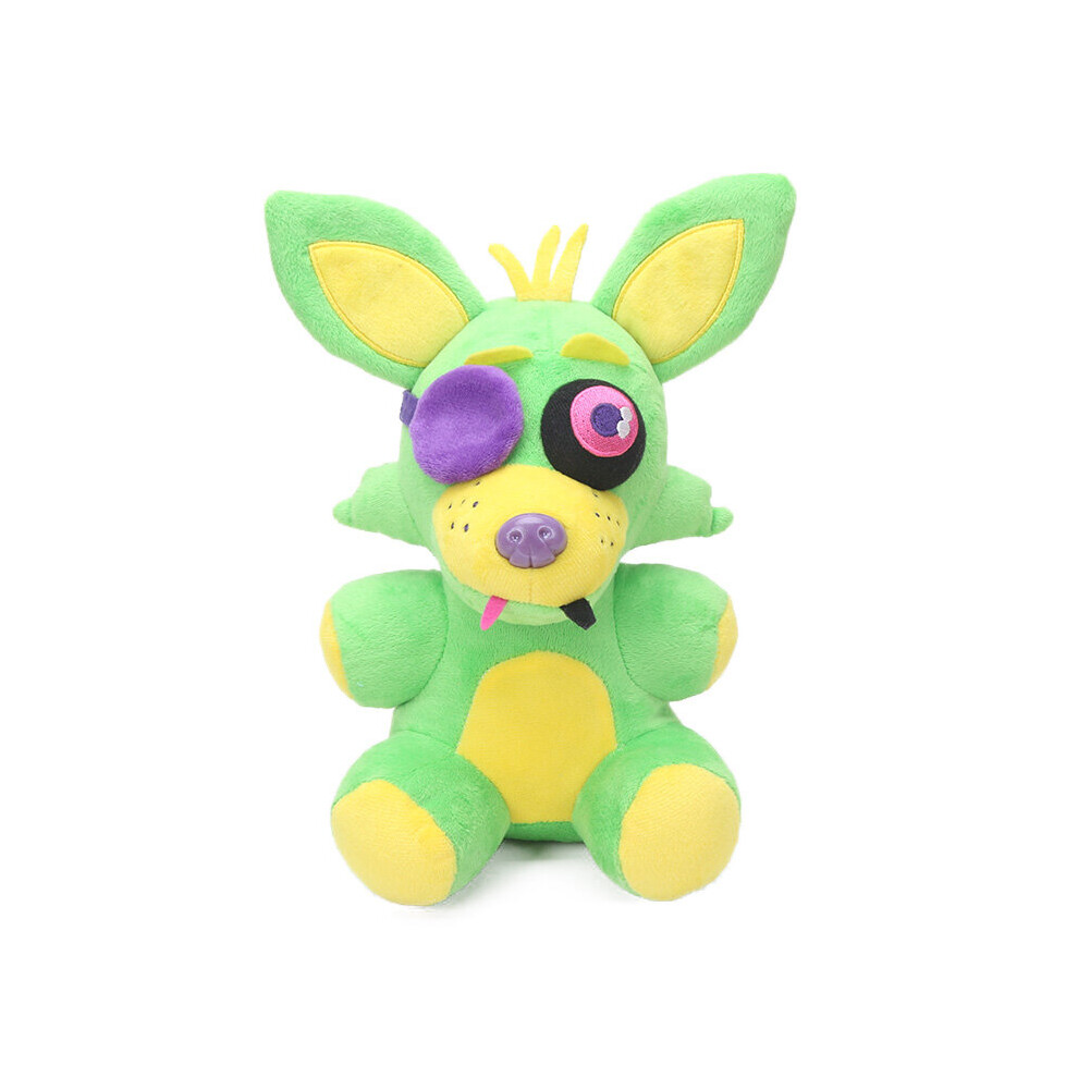(New Foxy) Five Nights At Freddy's Fnaf Horror Game Plush Toy Green