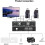Rybozen 4K HDMI KVM Switch, USB KVM Switch 2 PC One Monitor Switch 5