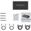 Rybozen 4K HDMI KVM Switch, USB KVM Switch 2 PC One Monitor Switch 7