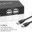 Rybozen 4K HDMI KVM Switch, USB KVM Switch 2 PC One Monitor Switch 3