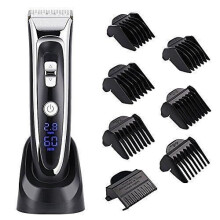 Hair Trimmer Electric Beard Trimmer with LCD Display black