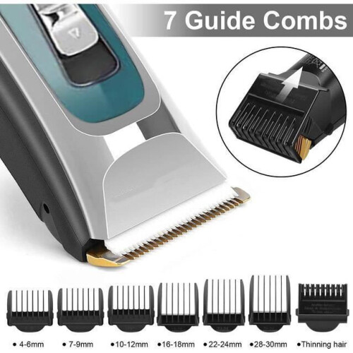 Hair Trimmer Electric Beard Trimmer with LCD Display green 2