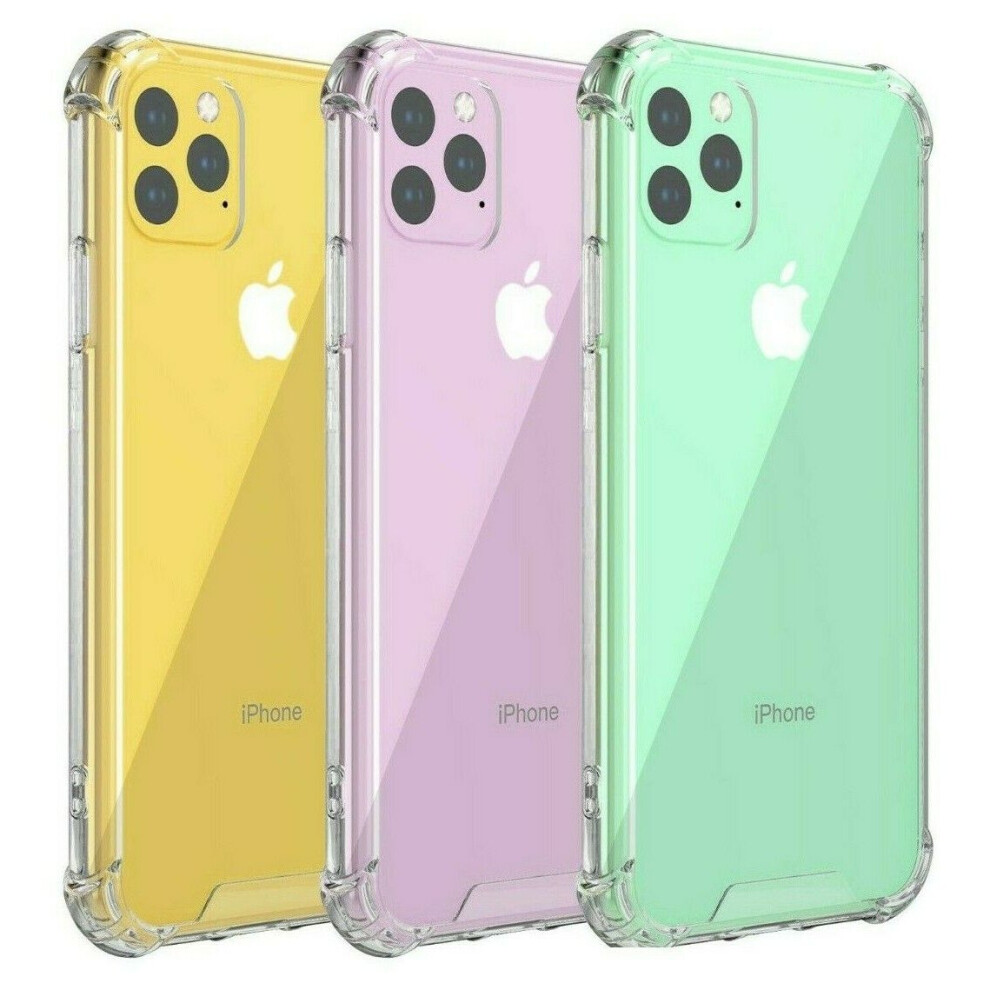 (For Iphone Xr) Case For Iphone Shockproof Tpu Silicone Cover Uk Clear 7381456990927