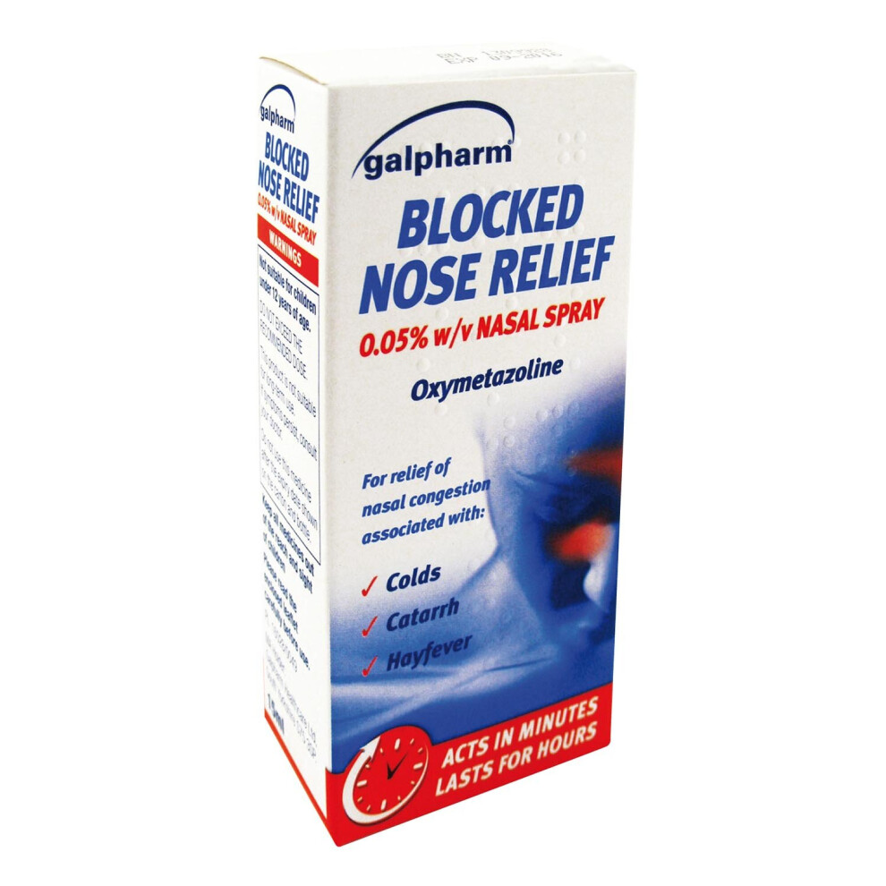 Galpharm Blocked Nose Spray x 6 Sprays